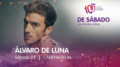 Álvaro de Luna visita ‘De Sábado con Christian Gálvez’ antes de subirse al escenario de ‘CADENA 100 Por Ellas