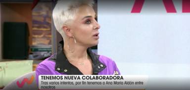 Ana María Aldón, la nueva colaboradora de Viva la vida