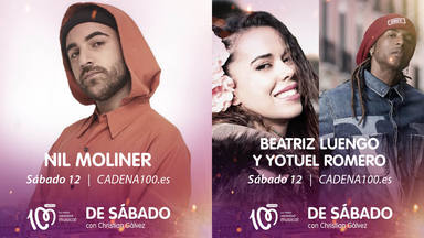 Nil Moliner, Beatriz Luego y Yotuel estarán en ‘De Sábado con Christian Gálvez’ de CADENA 100