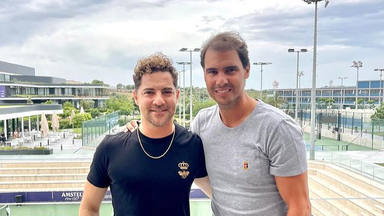 El encuentro de los dos "máquinas", David Bisbal y Rafa Nadal, que no ha pasado desapercibido