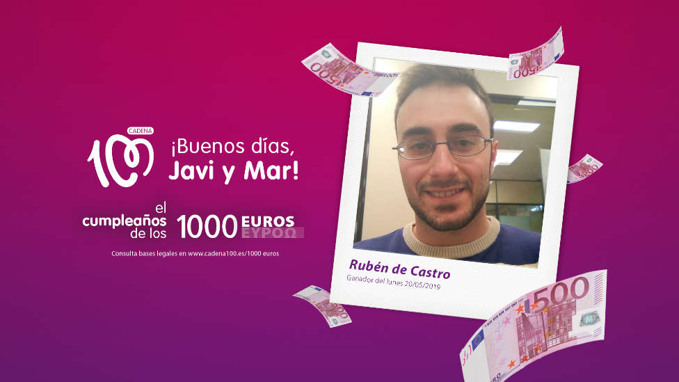 ¡Rubén de Castro ha ganado 1.000 euros!