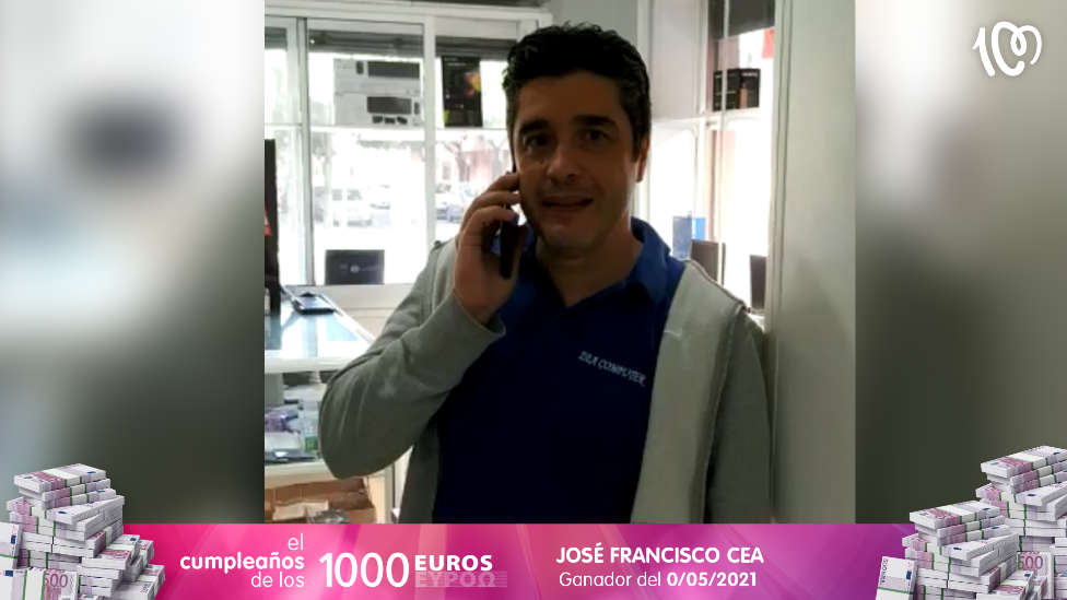 José Francisco ha ganado 1.000 euros: "Cuando menos te lo esperas, sucede"
