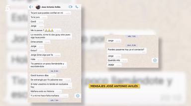 Los mensajes en los que Avilés chantajeó a un reportero de Socialité con audios de María Patiño