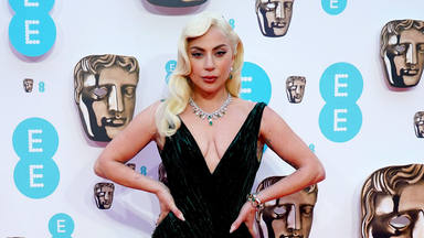 Lady Gaga en los Premios de cine de la Academia Británica en marzo de 2022