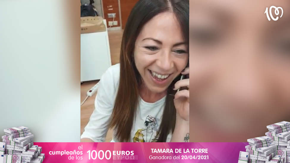 Tamara de la Torre. ¡ganadora de El Cumpleños de los 1.000 euros!
