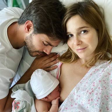 Natalia Sánchez y Marc Clotet presentan a su segundo hijo