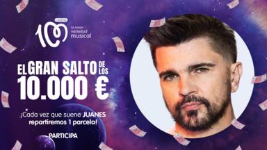 Juanes, ¡artista del día en El Gran Salto de los 10.000 euros de CADENA 100!