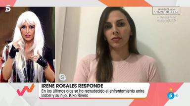 Irene Rosales defiende a Kiko Rivera de los ataques de Lequio y Joaquín Prat