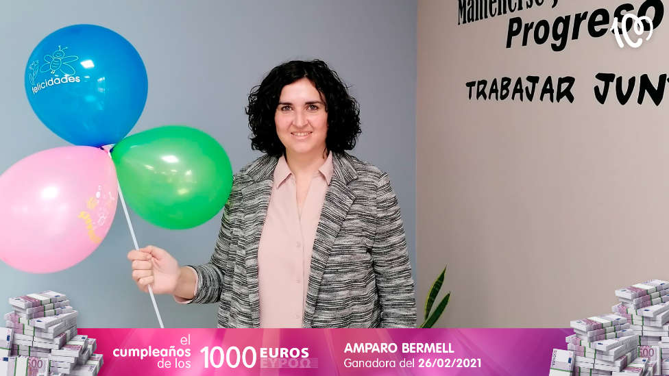 Amparo, ganadora de 1.000 euros: "Me temblaban las manos"
