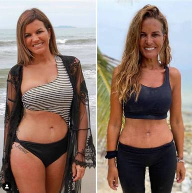 El antes y el después de Marta López tras su paso por Supervivientes 2021