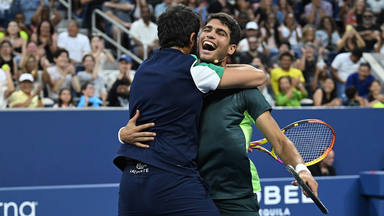 Así jugo Sebastián Yatra con Carlos Alcaraz en el US Open de tenis: queda que canten juntos, de inmediato