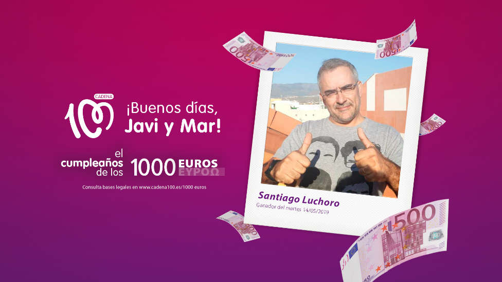 ¡Santiago Luchoro ha ganado El Cumpleaños de los 1.000 euros!