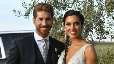 Sergio Ramos y Pilar Rubio en su boda