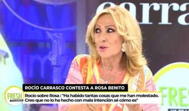 Rosa Benito carga contra ‘Sálvame’ tras el fichaje de Rocío Carrasco: “Que no me busquen, que me encuentran”