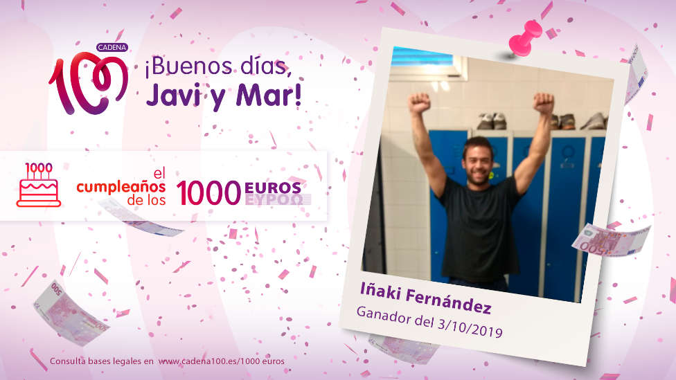 ¡Iñaki Fernández ha ganado 1.000 euros!