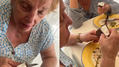 La abuela que se ha hecho viral por su forma de comer helado