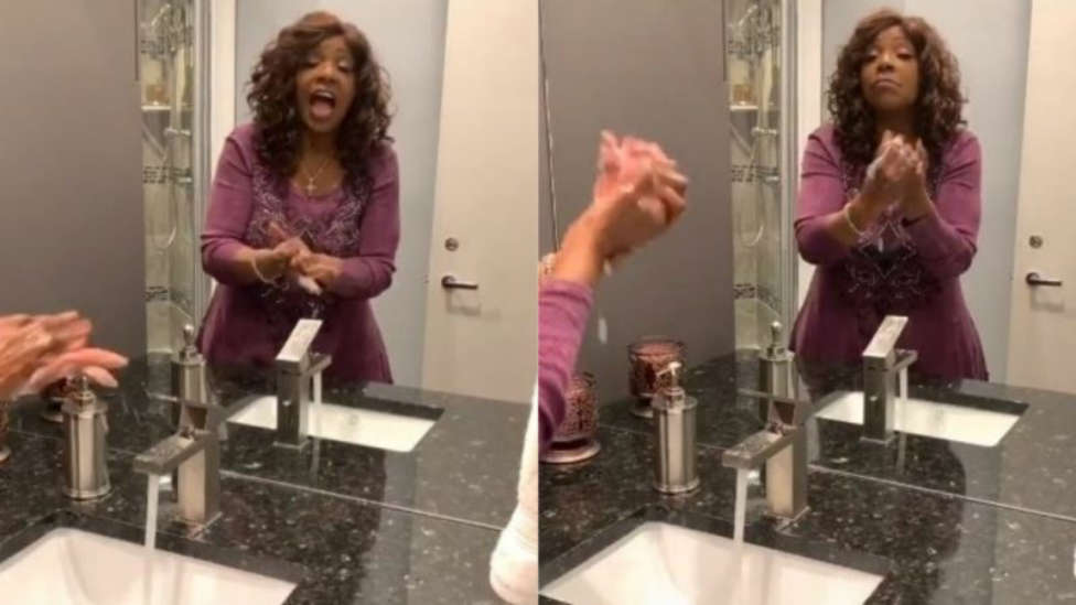 Gloria Gaynor nos enseña a lavar las manos