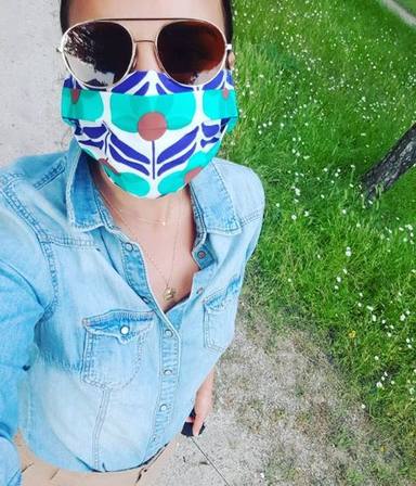 Chenoa triunfa en Instagram con su mascarilla