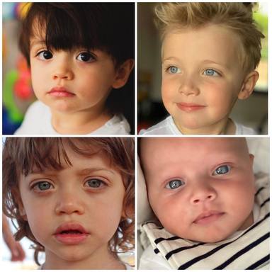 Pilar Rubio presume de sus cuatro hijos en Instagram