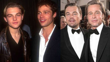 Leonardo DiCaprio y Brad Pitt. Fuente: Redes sociales.
