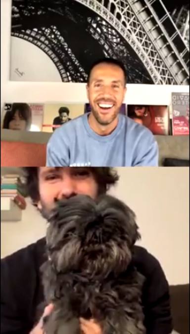 David Otero nos muestra a su perro en En Vivo en Casa con Antonio Hueso
