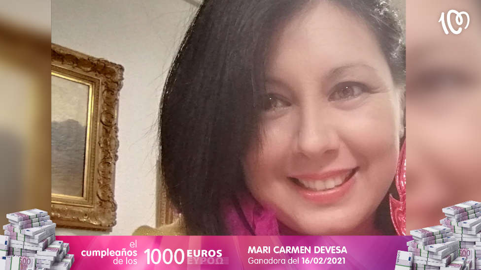 ¡Mari Carmen ha sido la ganadora de El cumpleaños de los 1.000 euros!