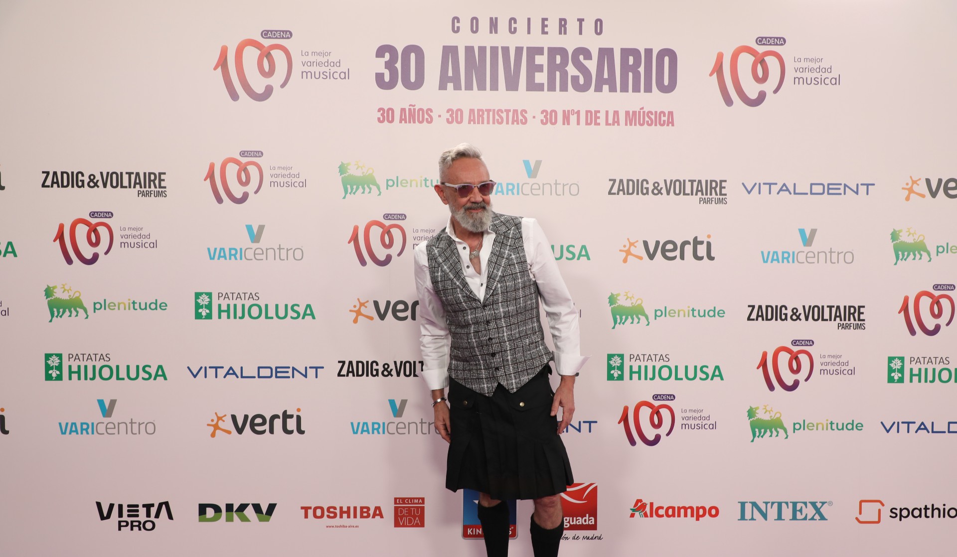 Rafa Sánchez en el photocall del CADENA 100 CONCIERTO 30 ANIVERARIO