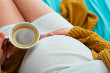El peligro de la cafeína durante el embarazo
