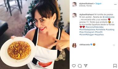 Seguira de Vikika en Instagram y fan de sus recetas