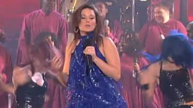 Lorena Gómez durante la actuación de 'Operación Triunfo', por Tina Turner', con la que ganó 'OT'