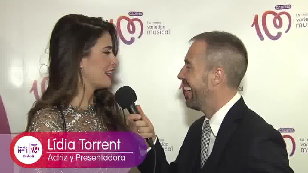 Lidia Torrent en los Premios Número 1 de CADENA 100