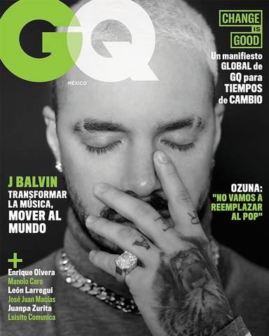 La nueva portada de GQ con J Balvin