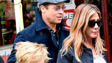 Brad Pitt y Jennifer Aniston, reconciliándose en Italia