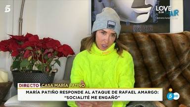 María Patiño enfado monumental con Rafael Amargo y la dirección de 'Socialité'