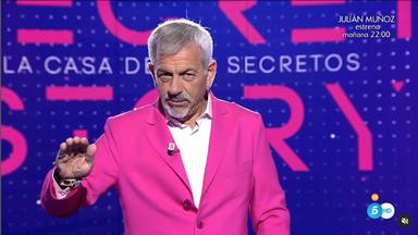 Carlos Sobera comete un desliz en sus redes sociales durante el debate final de 'Secret Story'