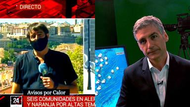 El hombre del tiempo de TVE lanza una indirecta al reportero que se quejó de que el calor fuese noticia
