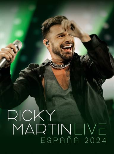 Cartel oficial de la gira de Ricky Martin en España