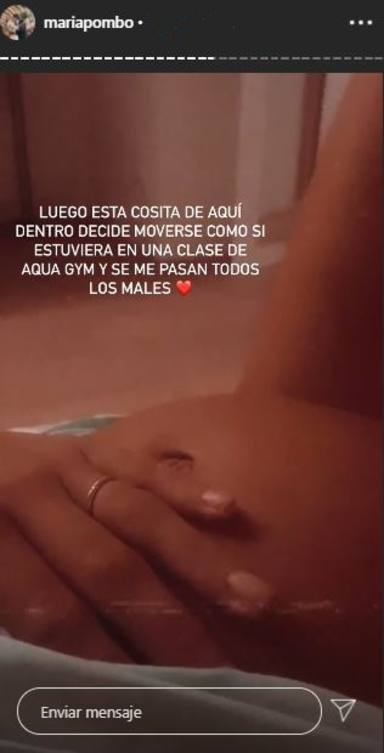 María Pombo embarazo Martín primer hijo esclerosis múltiple