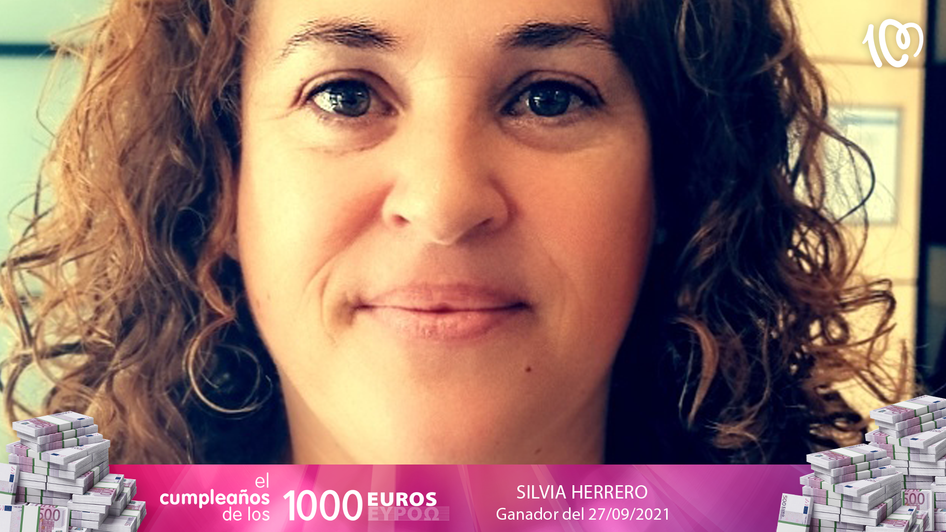 Silvia ha ganado 1.000 euros: "Me ha pillado trabajando y ha sido increíble"