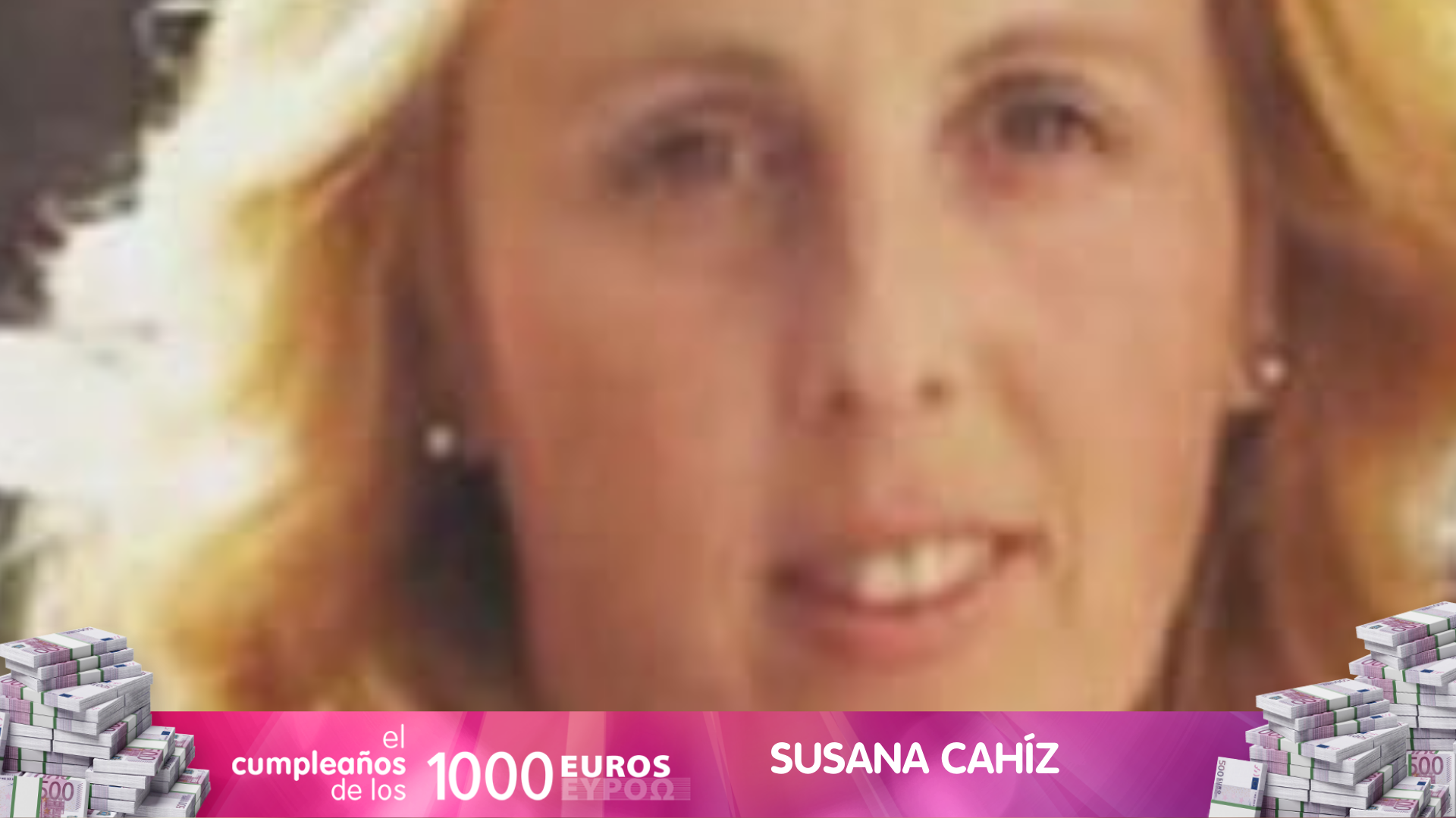 Susana gana 1.000 euros: "¡Es real! ¡Que confíen porque toca!"
