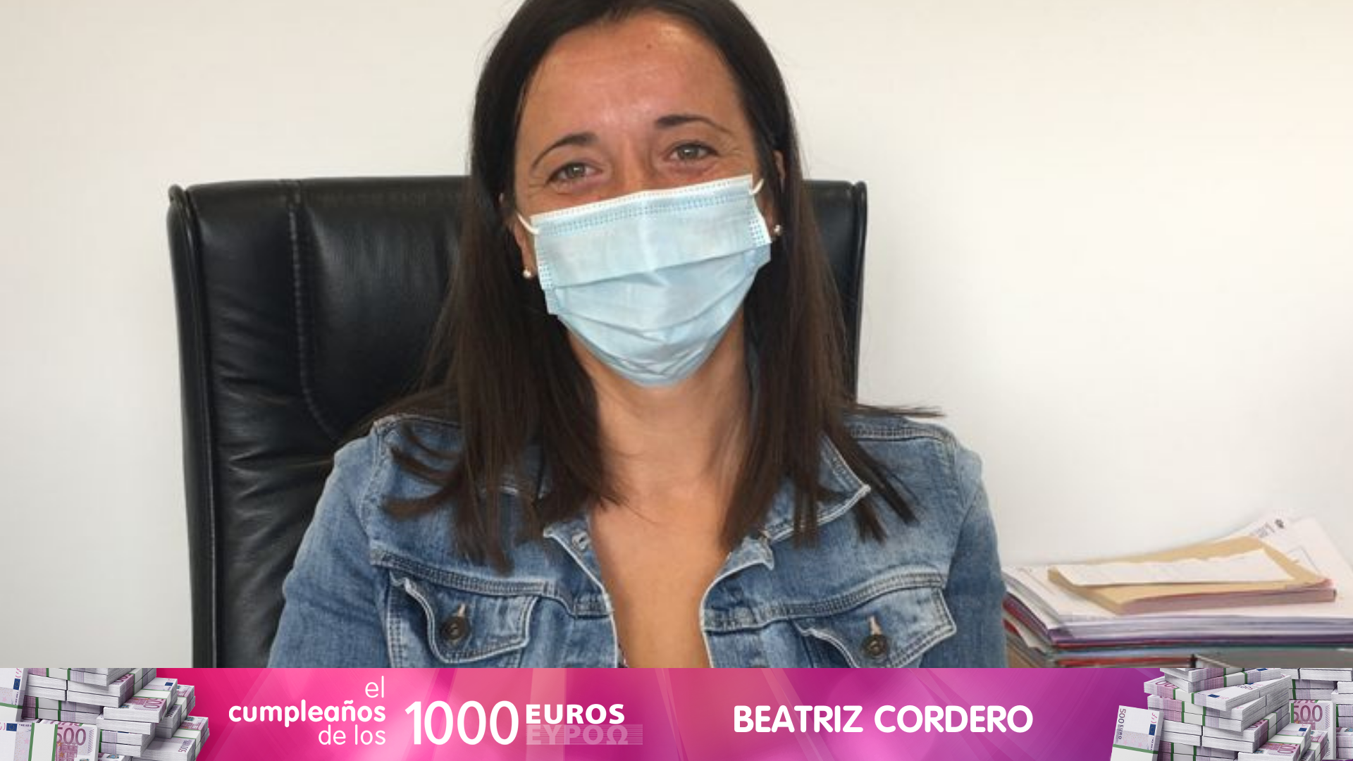 Beatriz Cordero, ganadora de 1.000 euros: "Hasta que no te toca no lo asimilas"