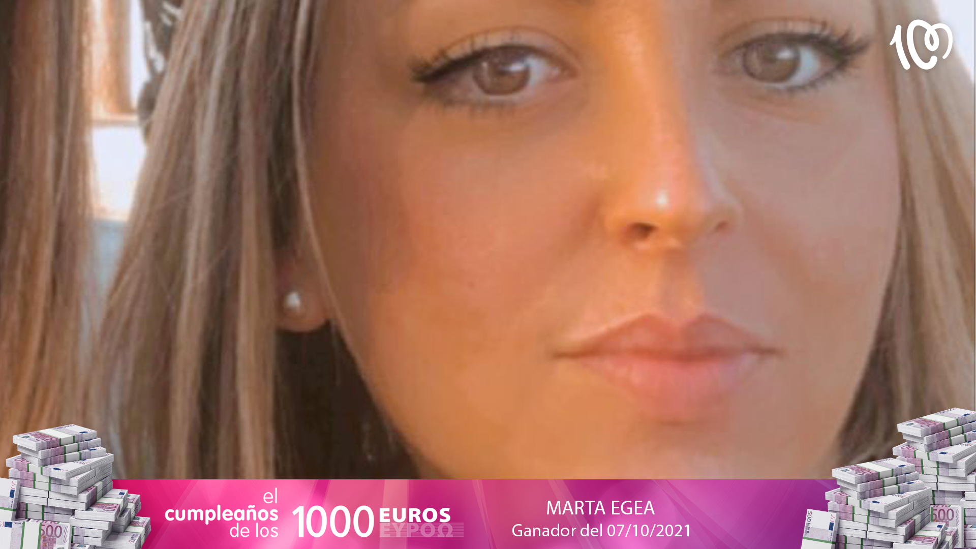 Marta, ganadora de los 1.000 euros: "Era mi día y lo sabía: estoy temblando"