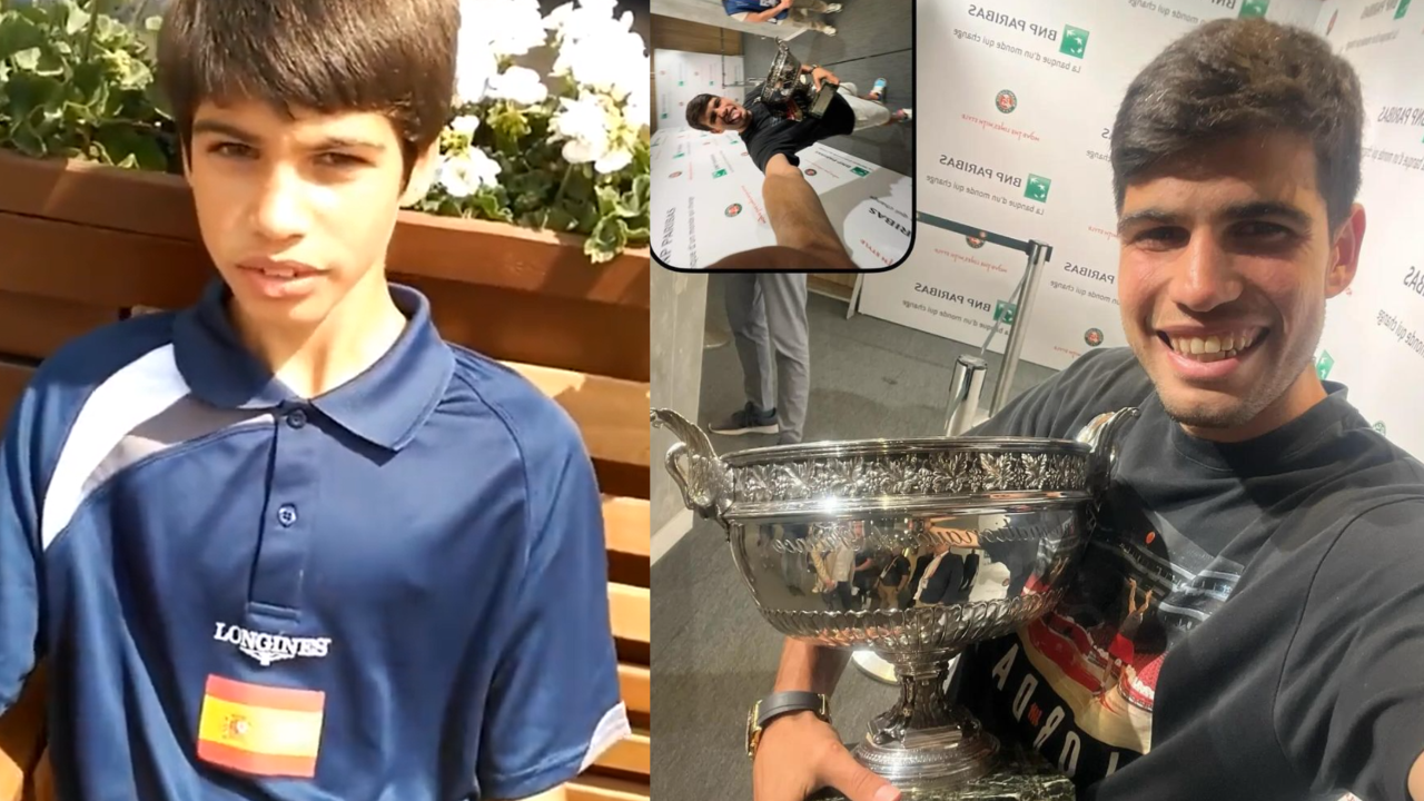 Las imágenes de Carlos Alcaraz de pequeño adelantándose al futuro: “Ganar Roland Garros”
