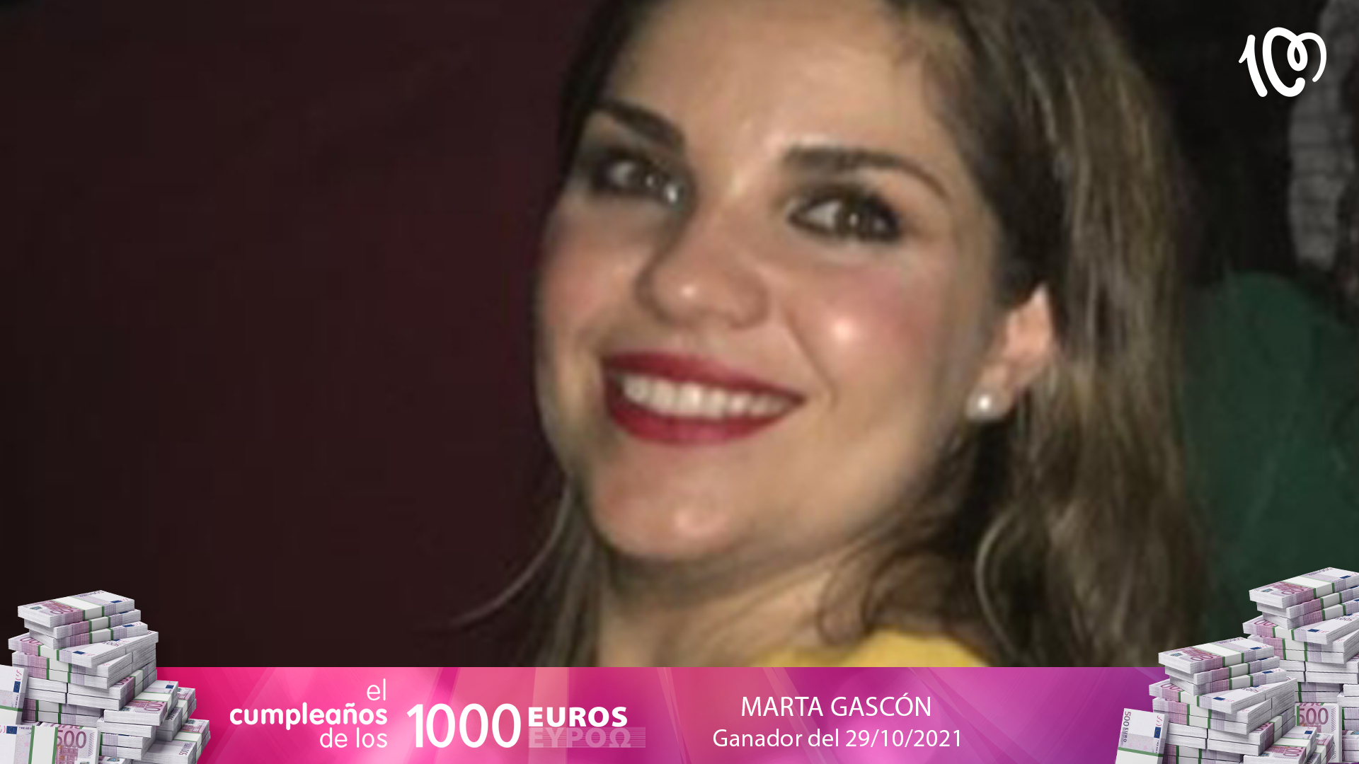 Marta ganadora de 1.000 euros: "¡Es impresionante!"