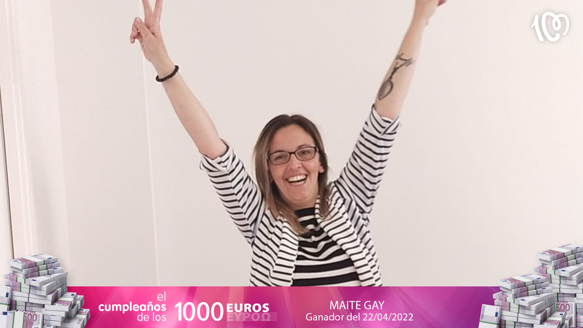 Maite se lleva 2.000 euros en CADENA 100: "¡Totalmente impactada!"
