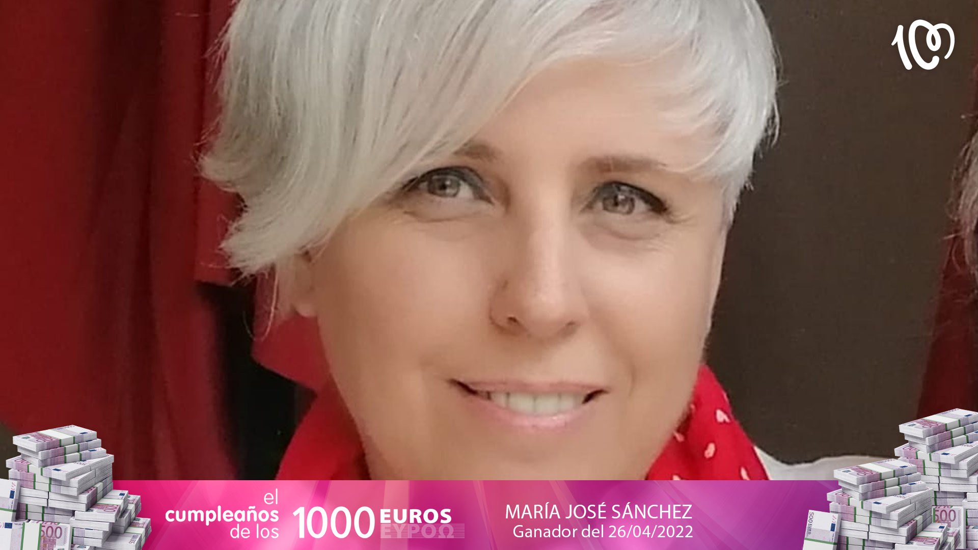 Maria José, ganadora de 1.000 euros: "¡Ha sido una fiesta!"