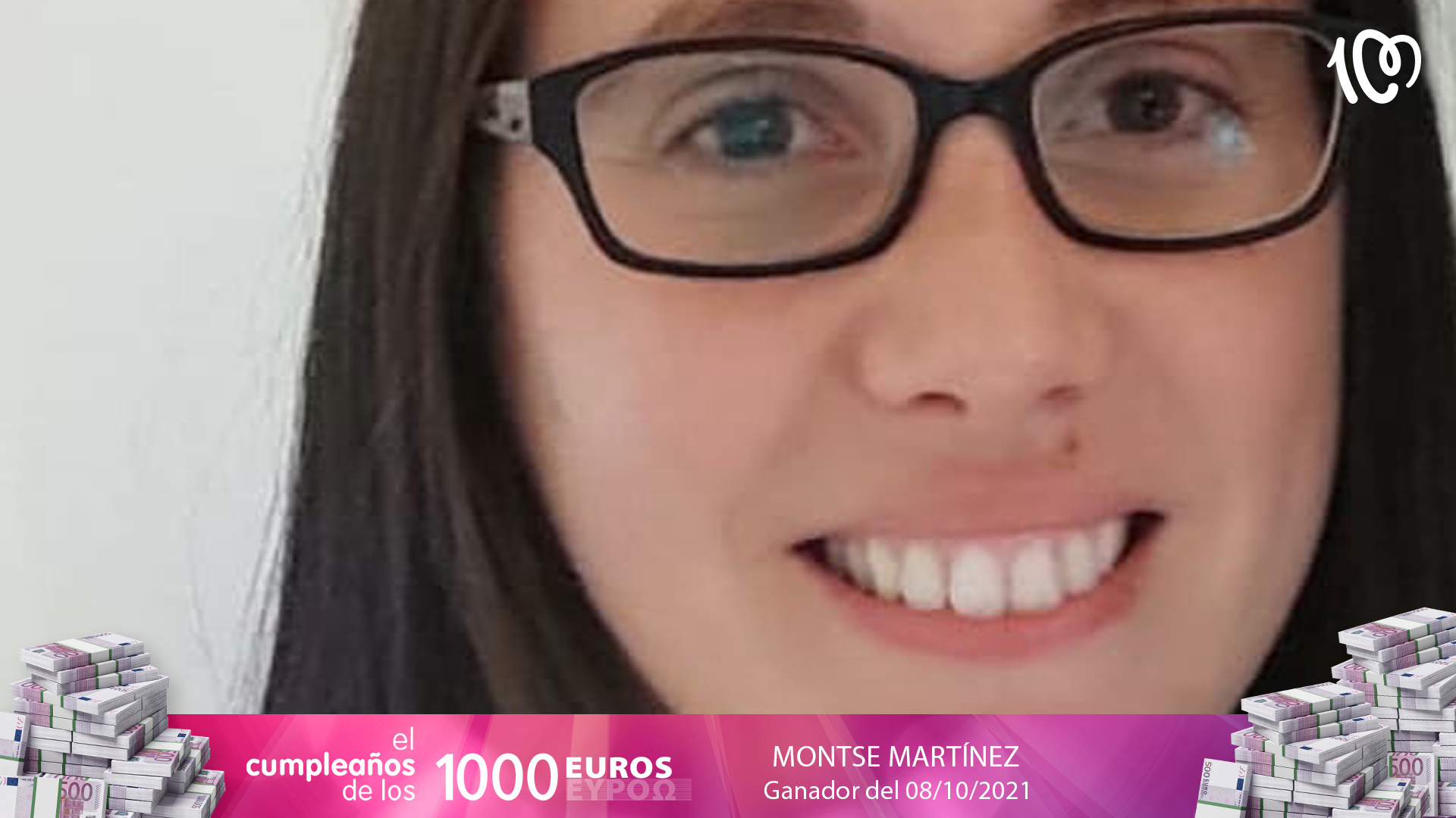 Montse ha ganado 1.000 euros: "¡He saltado en la silla en cuanto lo he escuchado!"