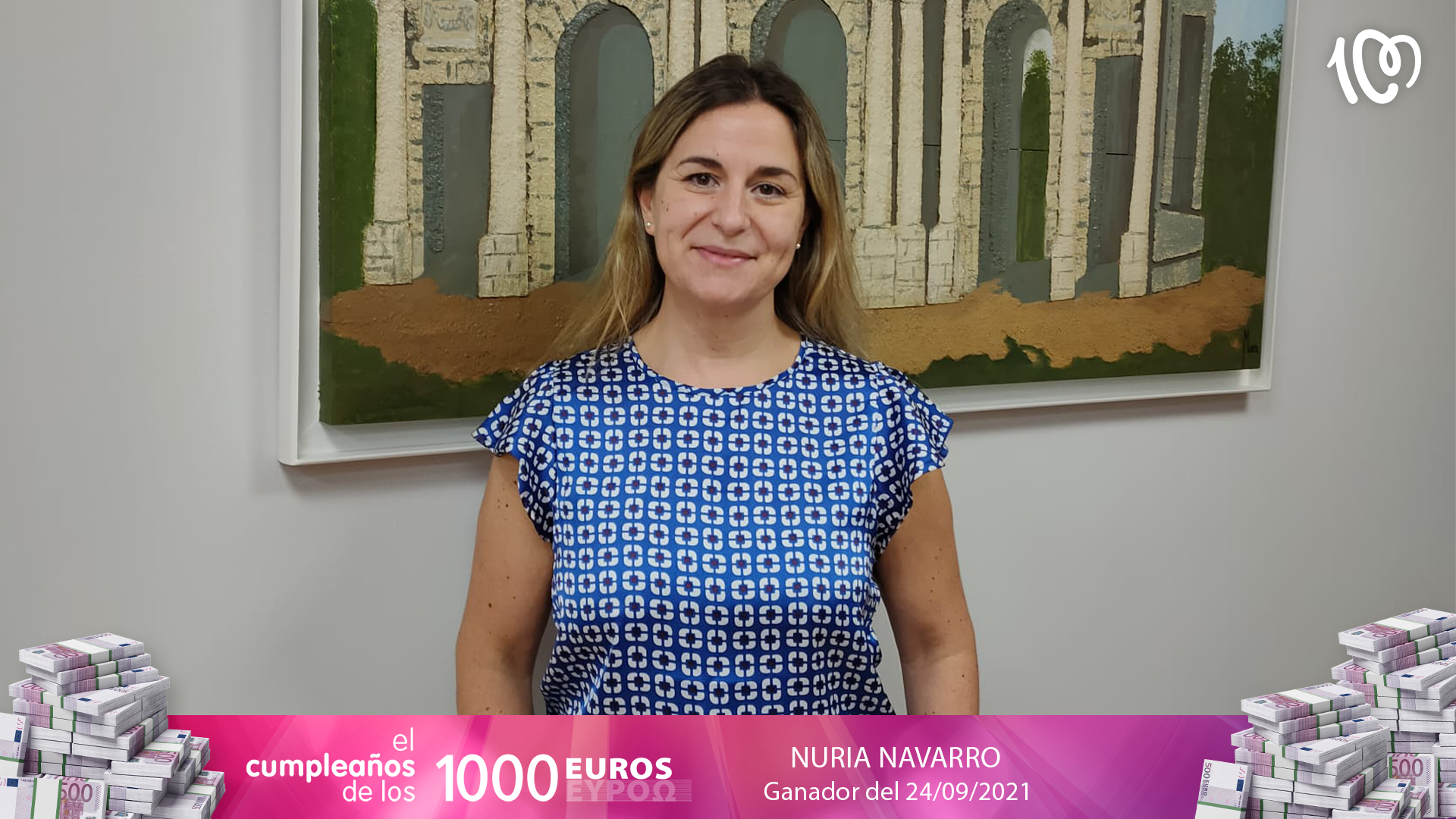 Nuria, ganadora de 1.000 euros: "La mejor forma de empezar el viernes"