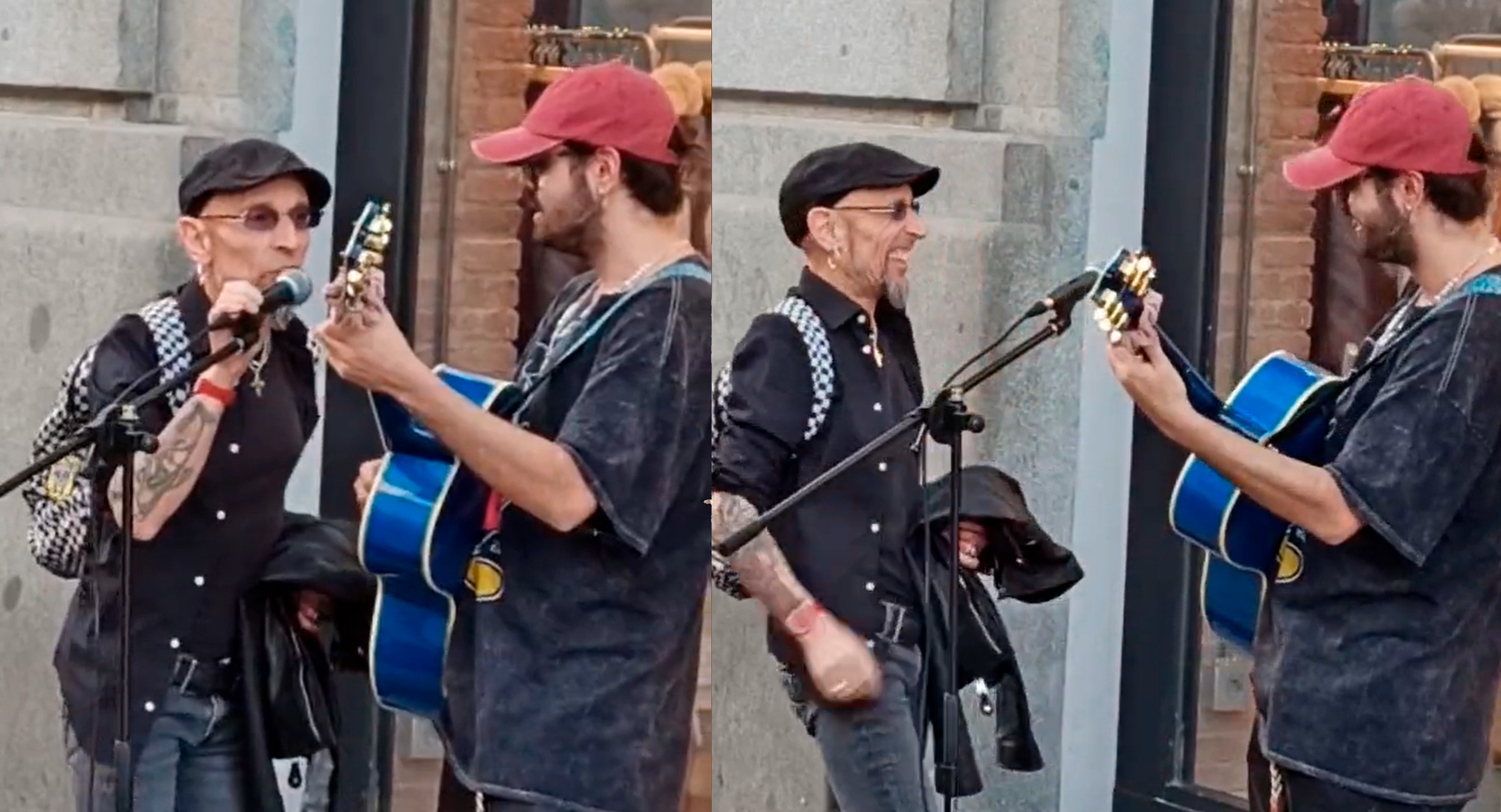 La sorpresa de Fito Cabrales a un músico callejero que cantaba 'Soldadito Marinero'
