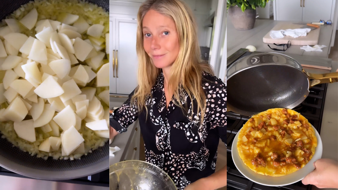 La receta de tortilla de Gwyneth Paltrow que aprendió de su familia española: “Lo hace estupendamente”